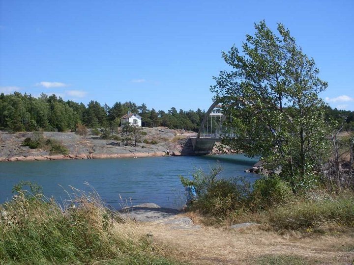 Bomarstrand, en kanal som skyddades mot den dåvarande fi